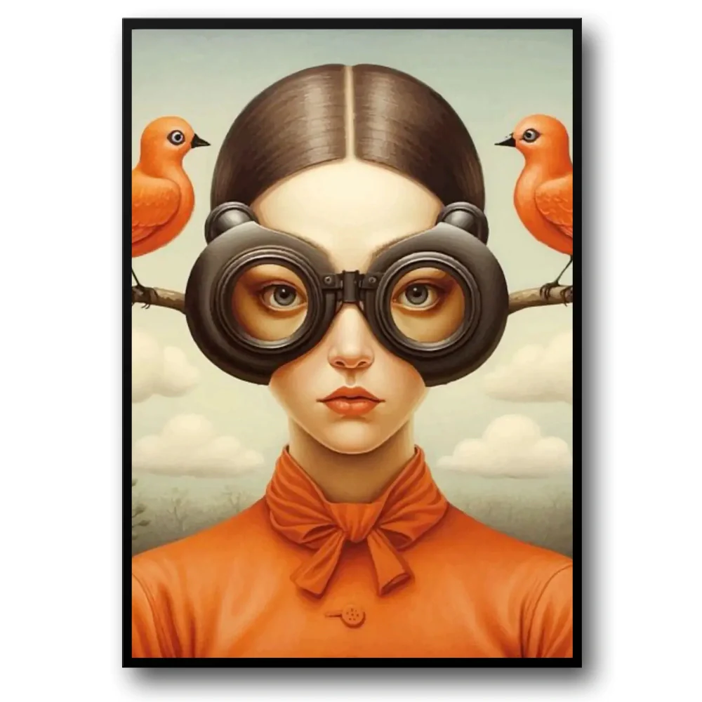 Birdwatcher's Solitude | Earthy Tones | Avian Connection