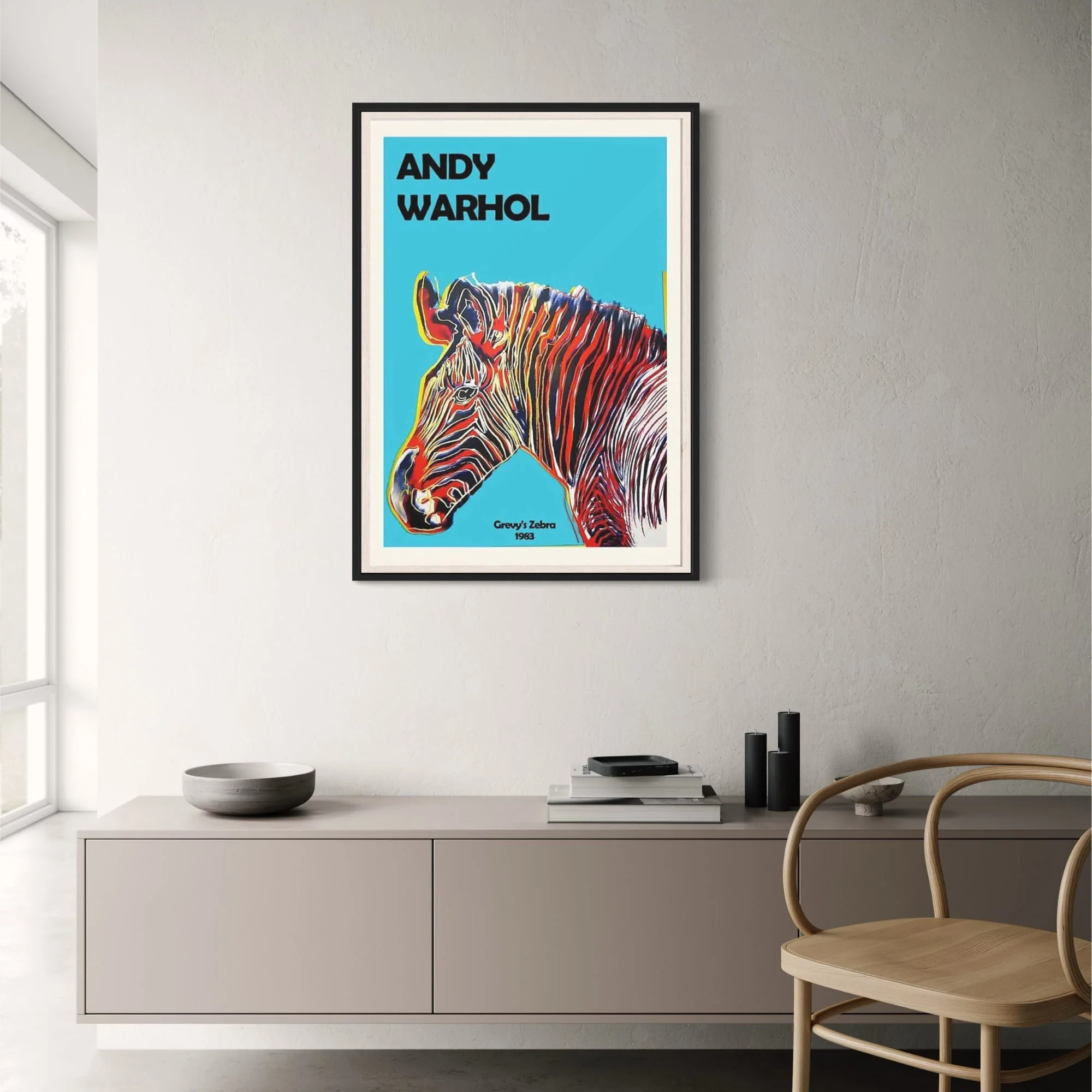 Andy Warhol | Grevy's Zebra 1983 | Colorful Pop Art - Image 2