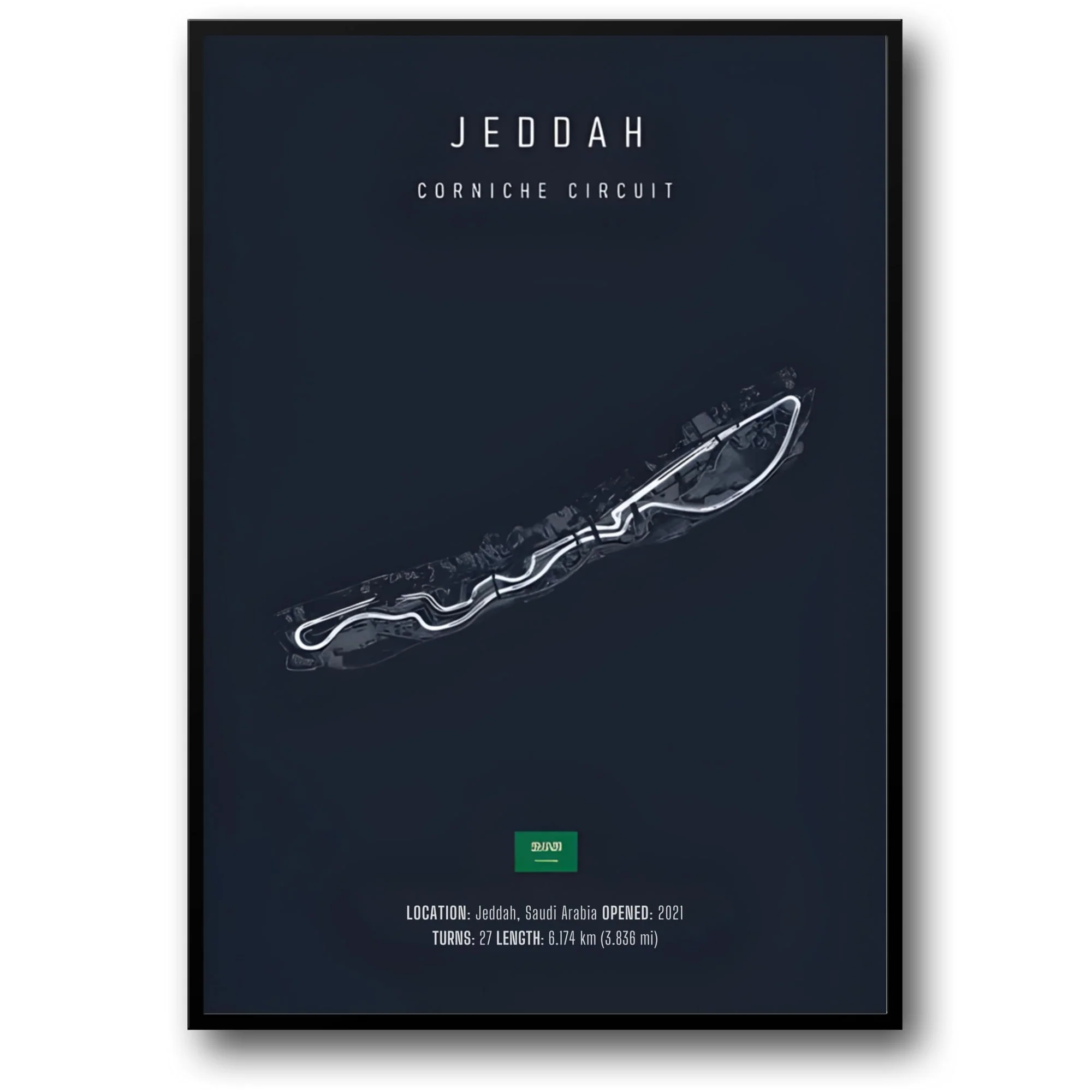 Jeddah Street Circuit | F1 Track Layout