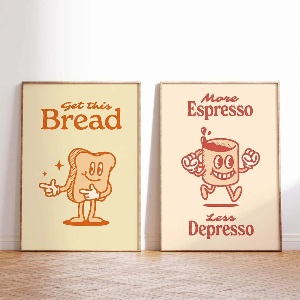 Espresso Retro Cartoon Art | Record Player Theme - Image 3
